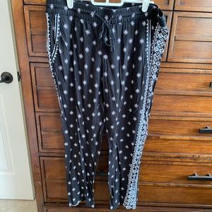 Boho easy pull on comfy pants